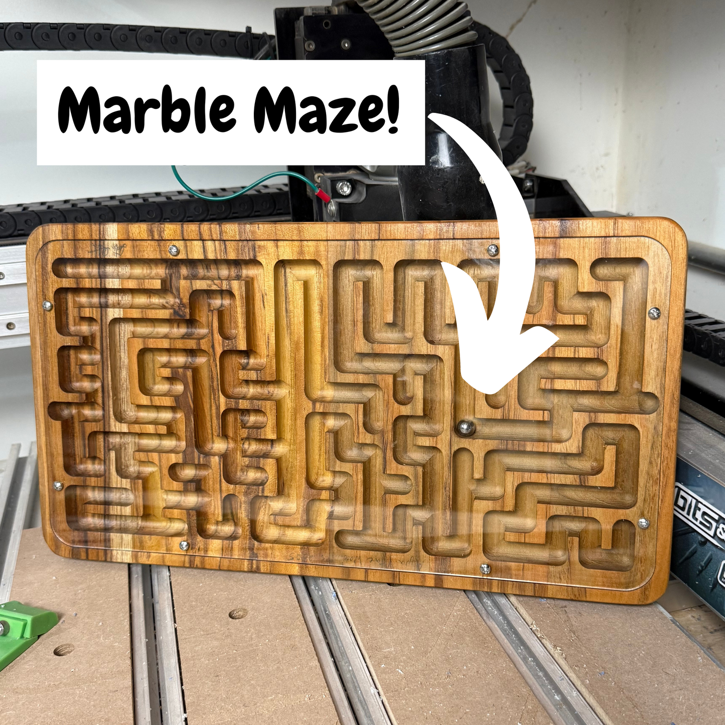 Customizable Marble Maze Game