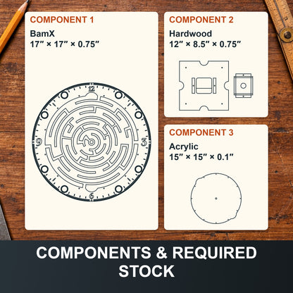 Clock Maze Game