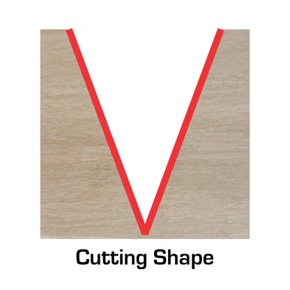 30 Deg V-Groove - 3-Flute - 1/4 Shank - VSC30