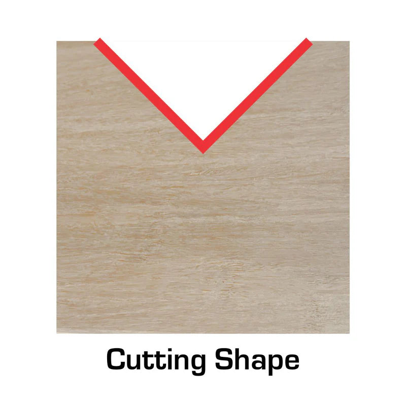 90 Deg V-Groove- 3-Flute - 1/4 Shank - VSC90