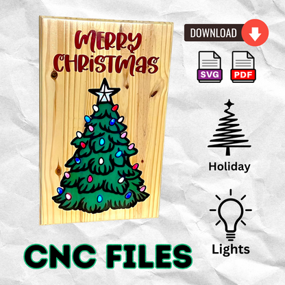 Hanging LED Epoxy Christmas Tree
