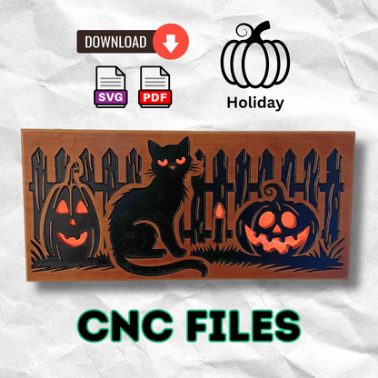 Light-Up Halloween Hanging Sign