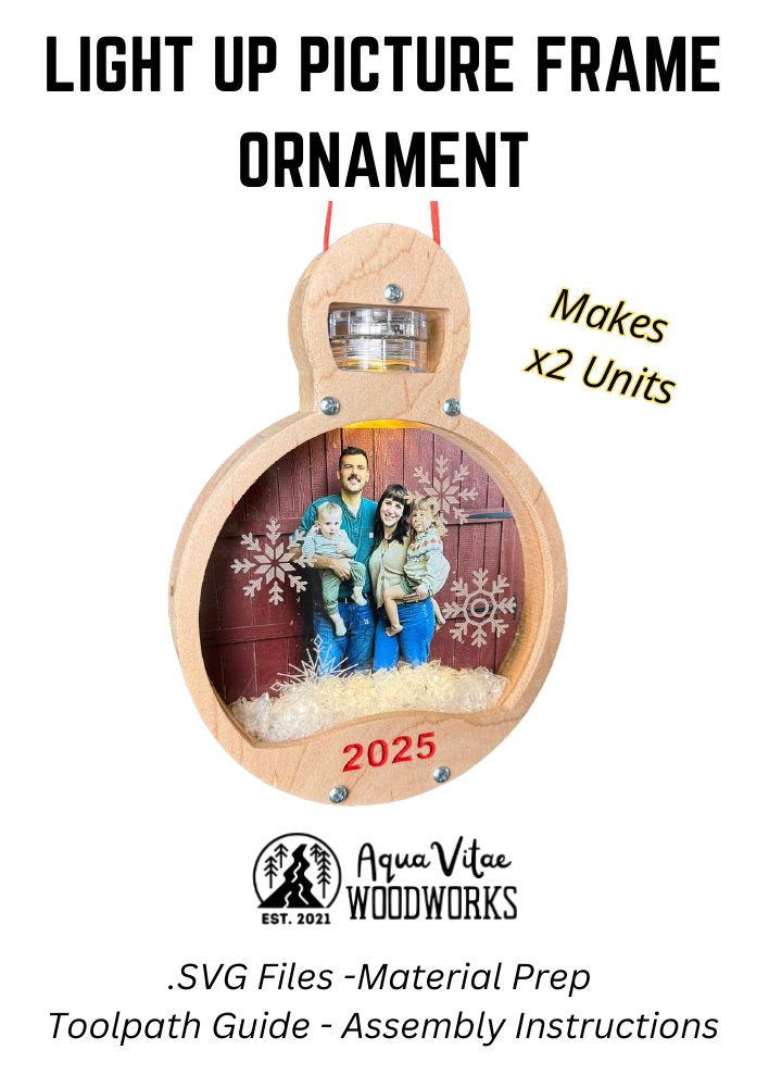 Light Up Picture Ornament manual cover